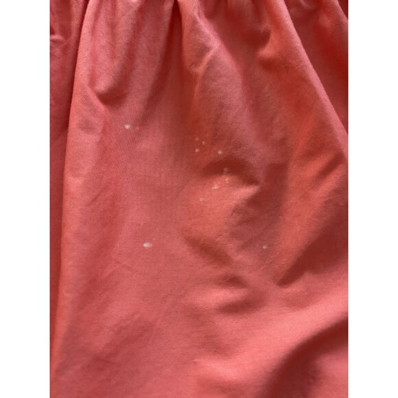 Anthropologie Maeve Tiered Midi Dress Coral Rose Smocked 4 Cottage Boho READ - Picture 15 of 16